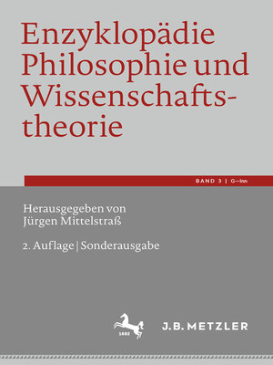 cover image of Enzyklopädie Philosophie und Wissenschaftstheorie